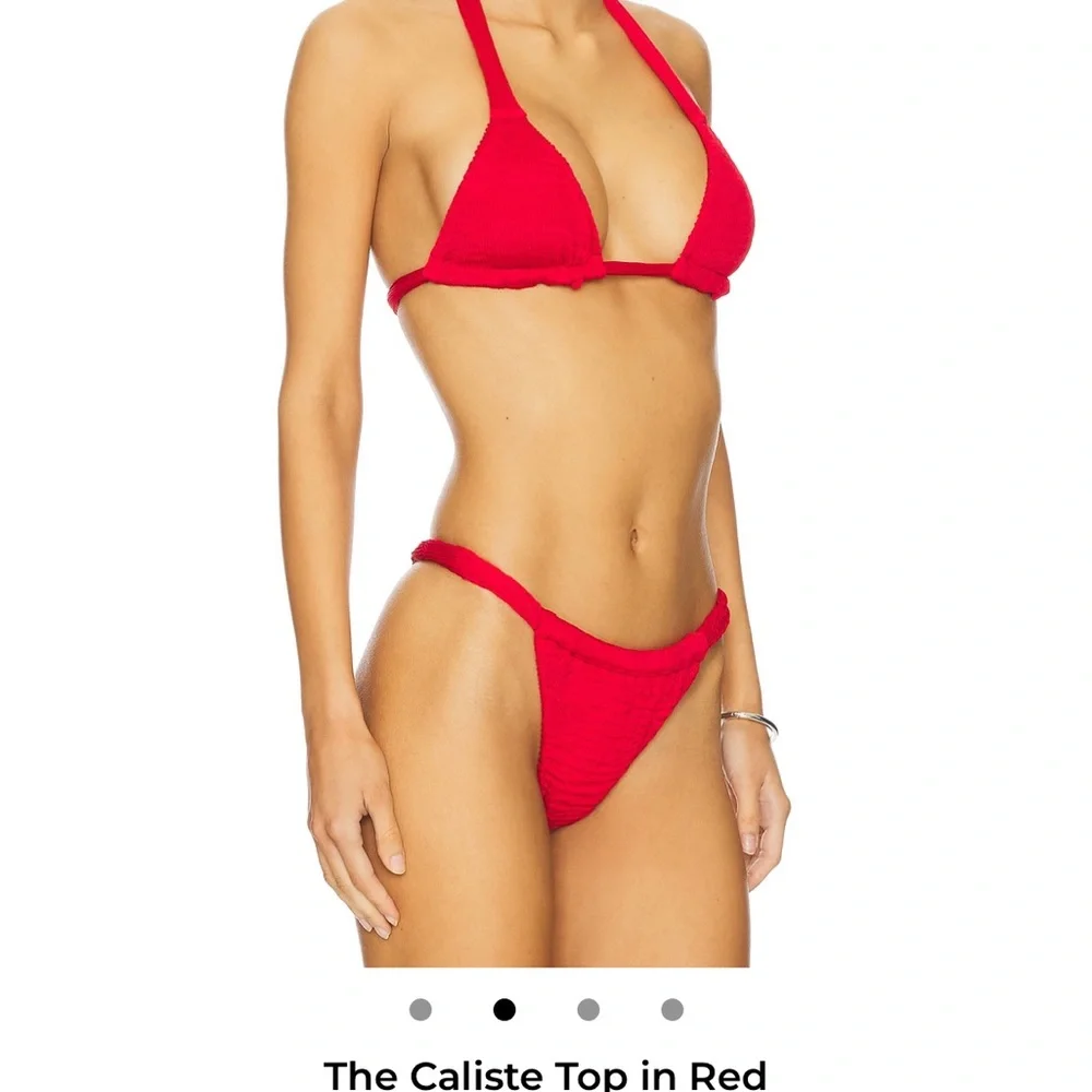 New w/ Tags Red Triangle Bikini Set - Women's Swim